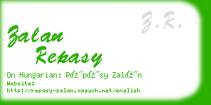 zalan repasy business card